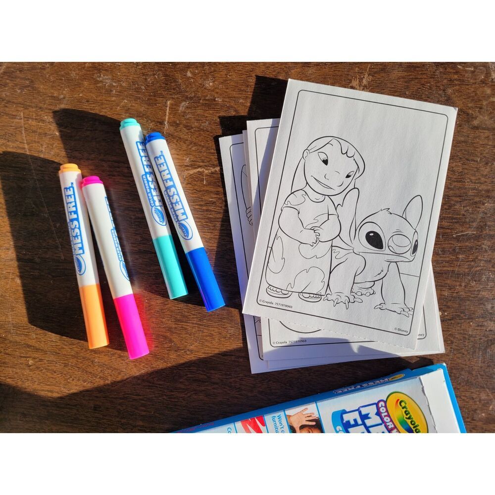 Crayola-Lilo and Stitch Color Wonder Mess Free pianting and Marker set - Picture 3 of 3